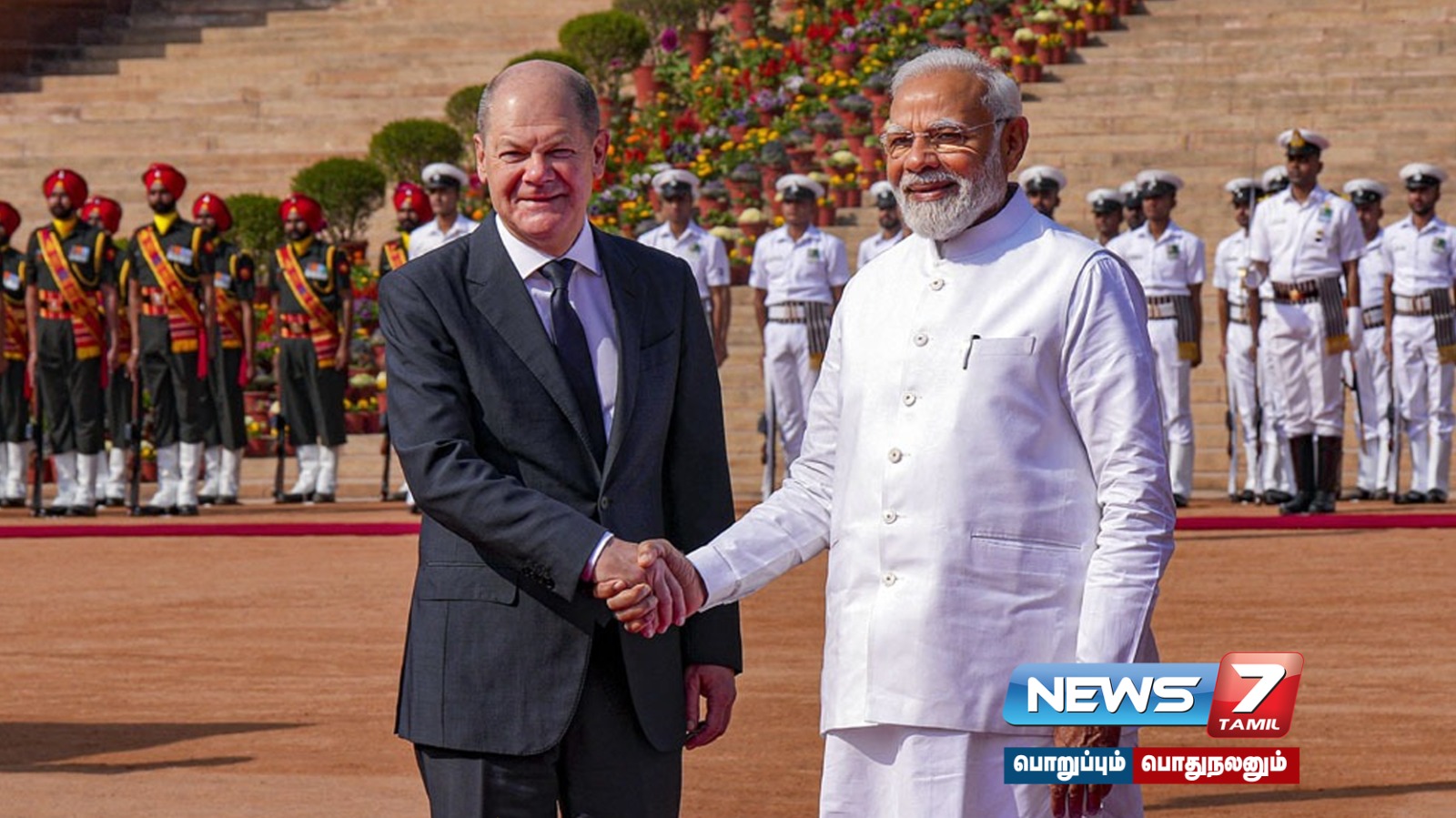 Presiden Jerman Olaf Schals mengunjungi India dalam kunjungan dua hari!