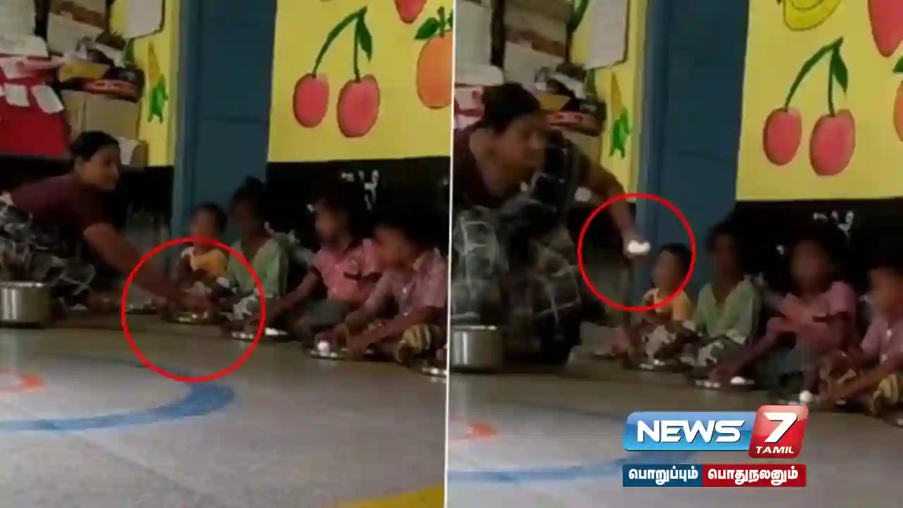 Eggs given to children... employees lifted after taking photo - #Karnataka Govt action!