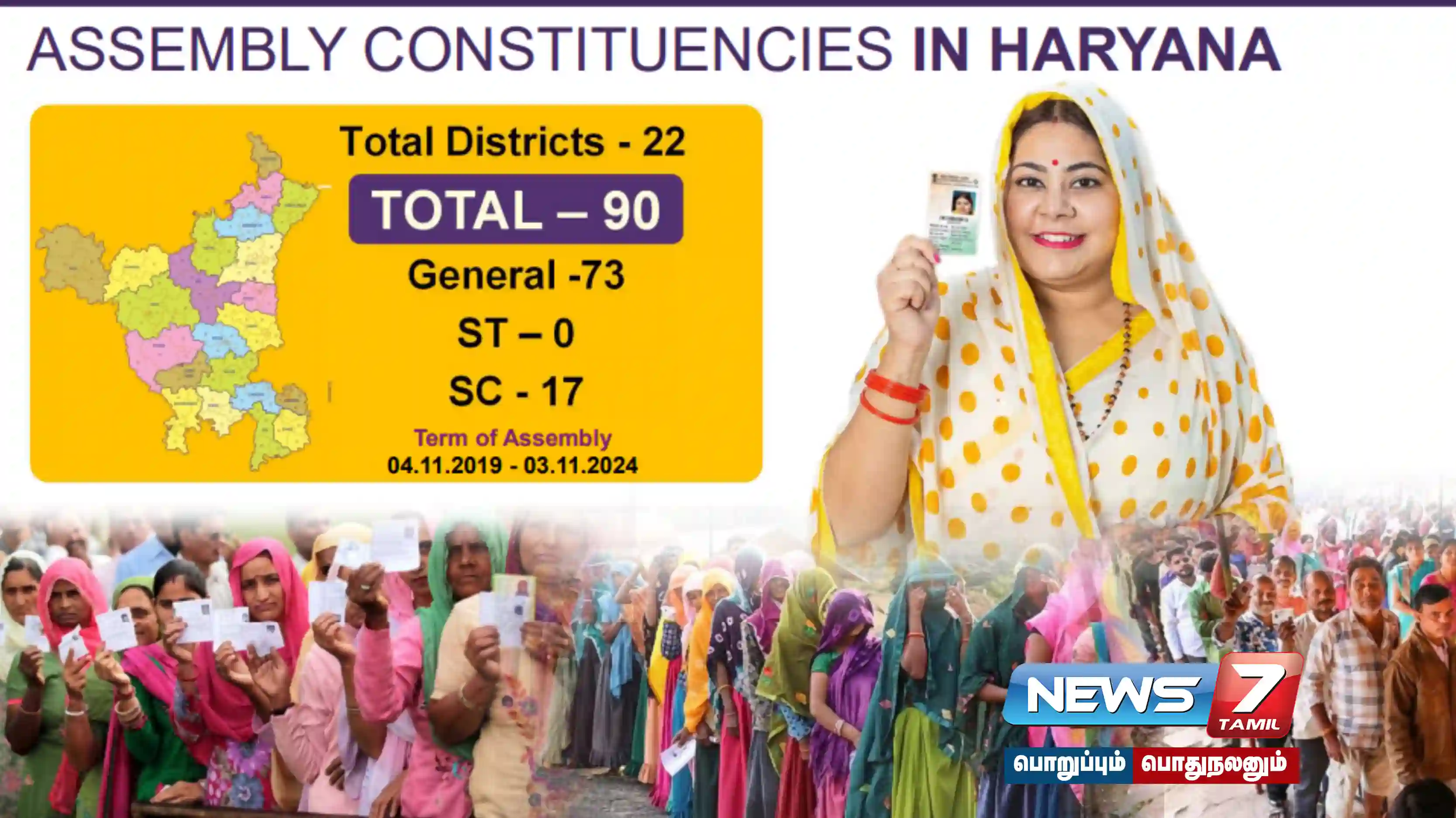 #AssemblyElection in Haryana on Oct. 1st Legislative Assembly election - Election Commission announced!