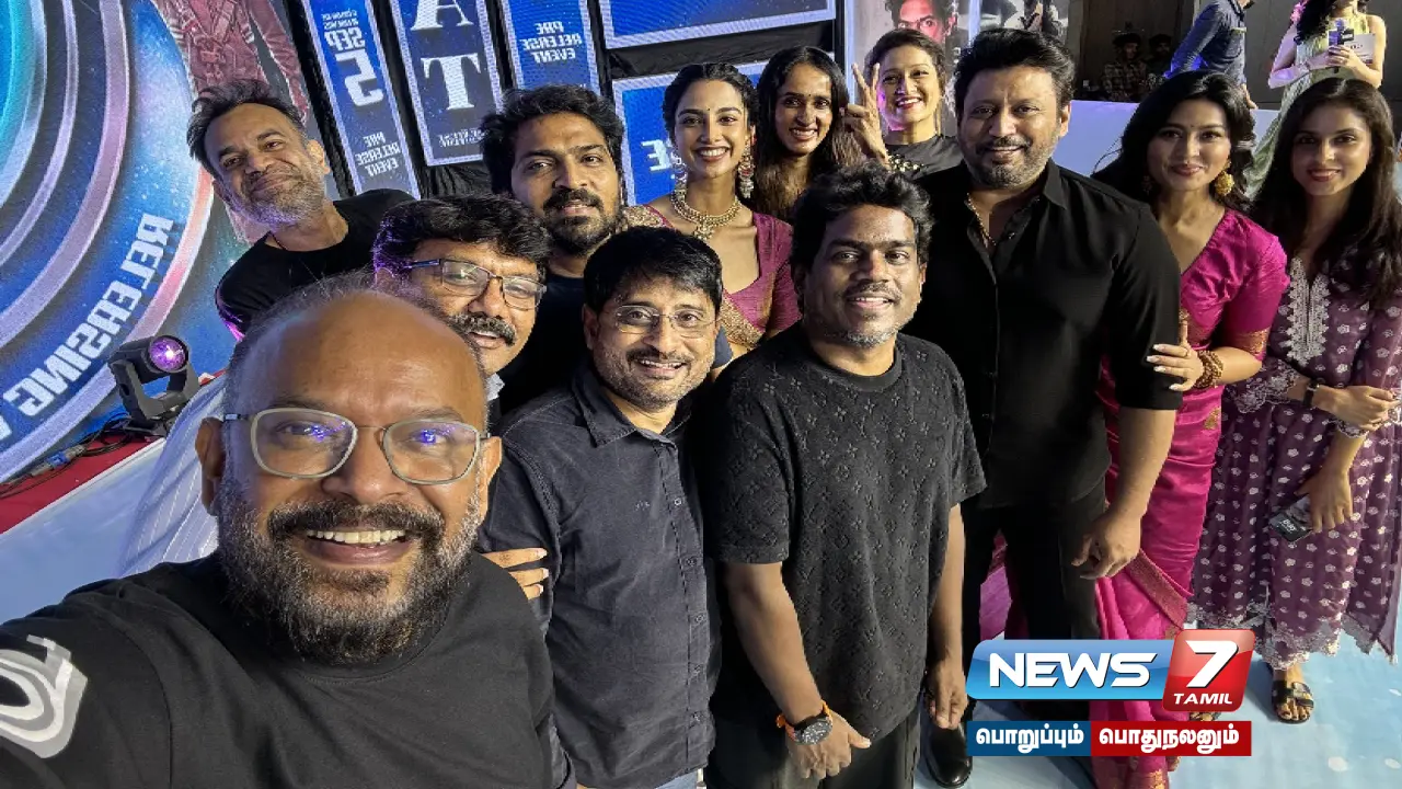 #TheGOAT crew in Hyderabad! Viral photo!