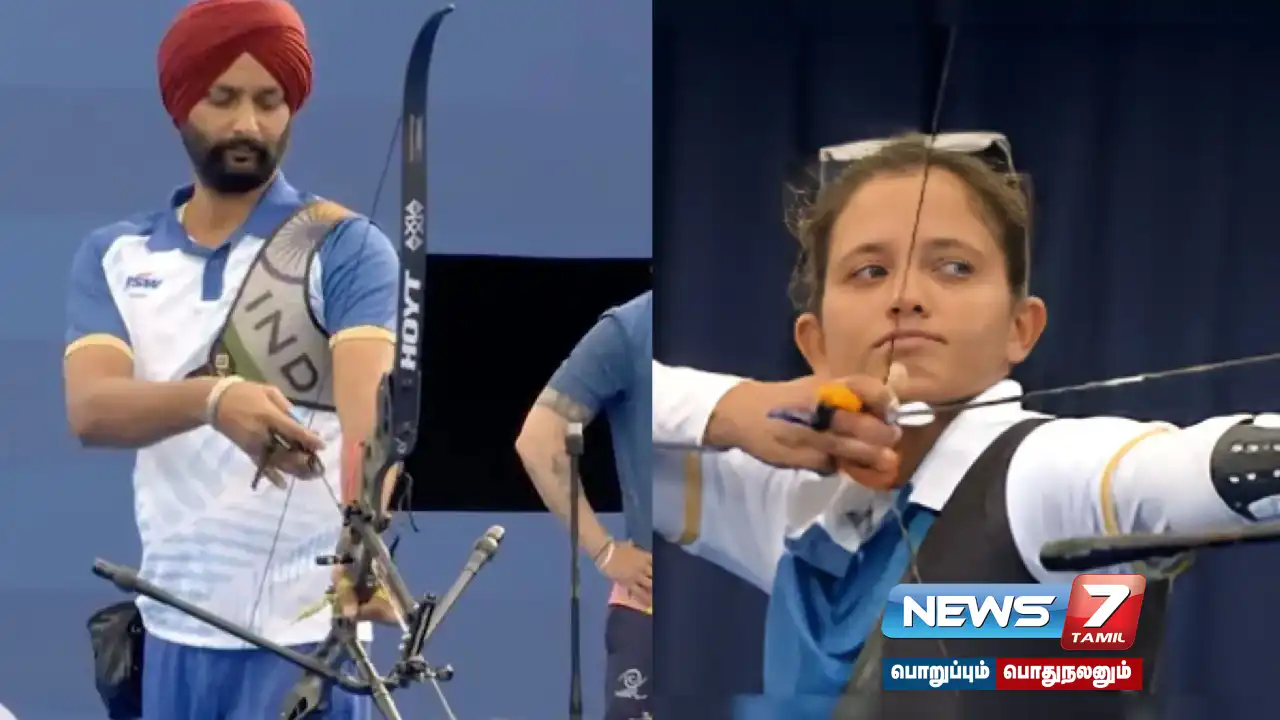 #Paralympics2024 | Indian team qualified for the quarter finals in the mixed doubles archery competition!