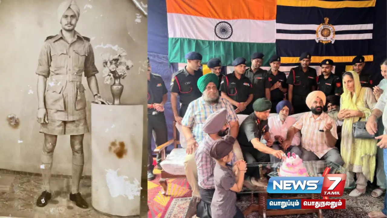 Soldiers celebrate #WW2 veteran's 100th birthday!