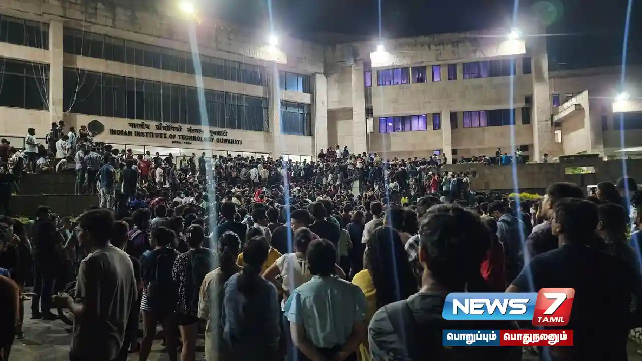 Another death on the same date.. Students #Protest at Guwahati IIT Hostel!