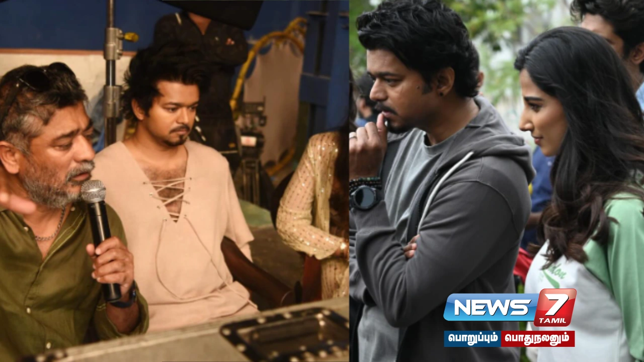 Actress Meenakshi Chaudhary shared BTS photos from 'The G.O.A.T'