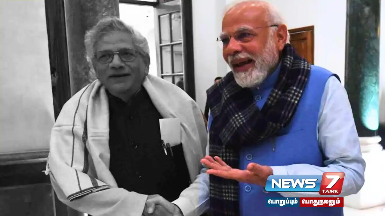 PM Modi condoles the death of "a man who made his mark as an able parliamentarian" - #SitaramYechury!