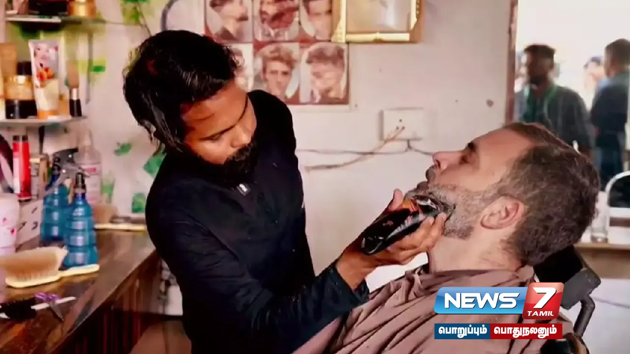#RahulGandhi sent a gift to the man who cut his hair!