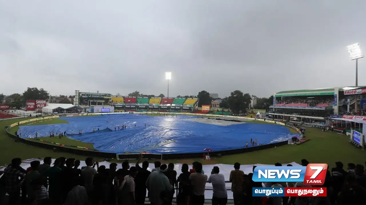 #IndvsBan 2nd Test : First day's play affected due to rain!