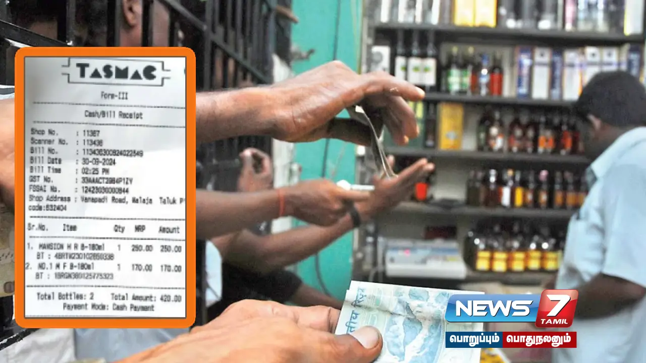 Bills for liquor bottles at TASMAC stores soon!