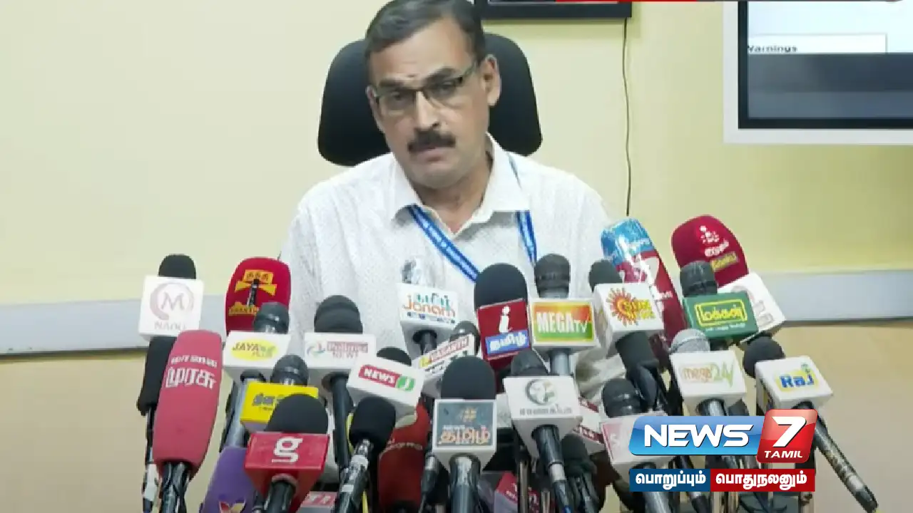 “இரவு முதல் மழையின் அளவு மற்றும் புயலின் வேகம் அதிகரிக்கும்” - வானிலை ஆய்வு மையத் தலைவர் பாலச்சந்திரன் தகவல்!