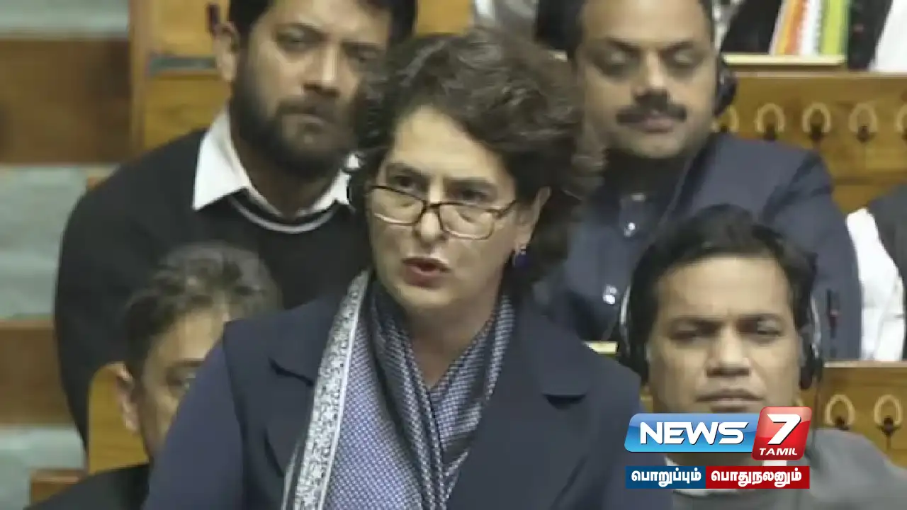 Adani, caste-based census, constitution... Priyanka Gandhi shook Parliament in her first speech!