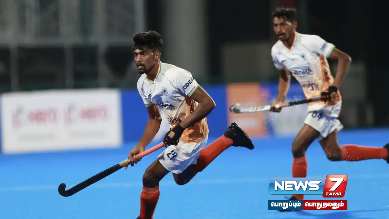 #JuniorAsiaCupHockey | The Indian team advanced to the semi-finals by defeating South Korea!