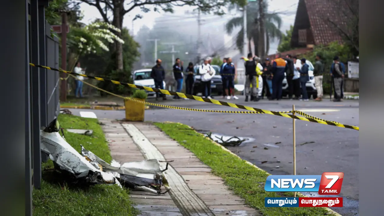 #Brazil | Plane crashed into house accident - 10 people died!