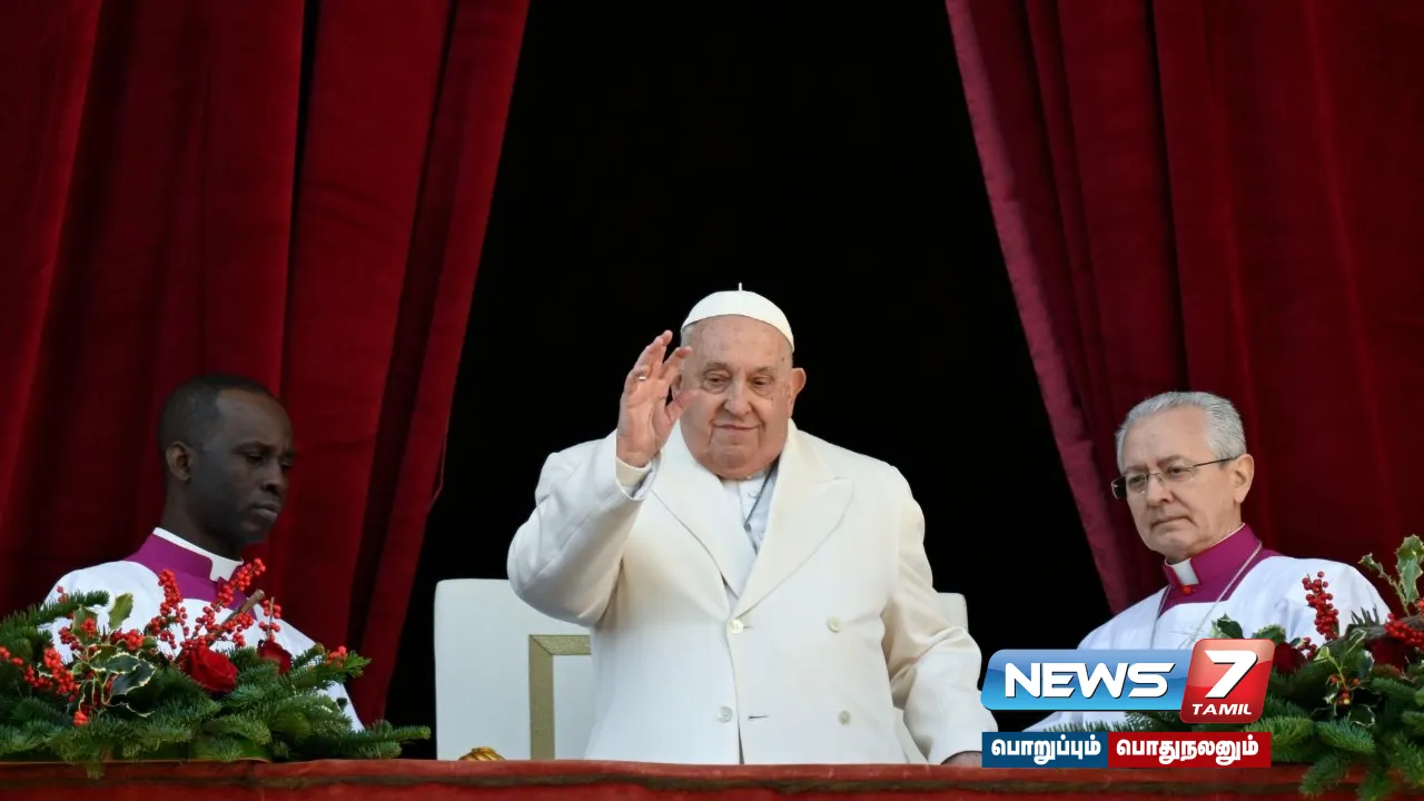 “Children with guns, may all the sounds of weapons be silenced” - Pope's Christmas message!