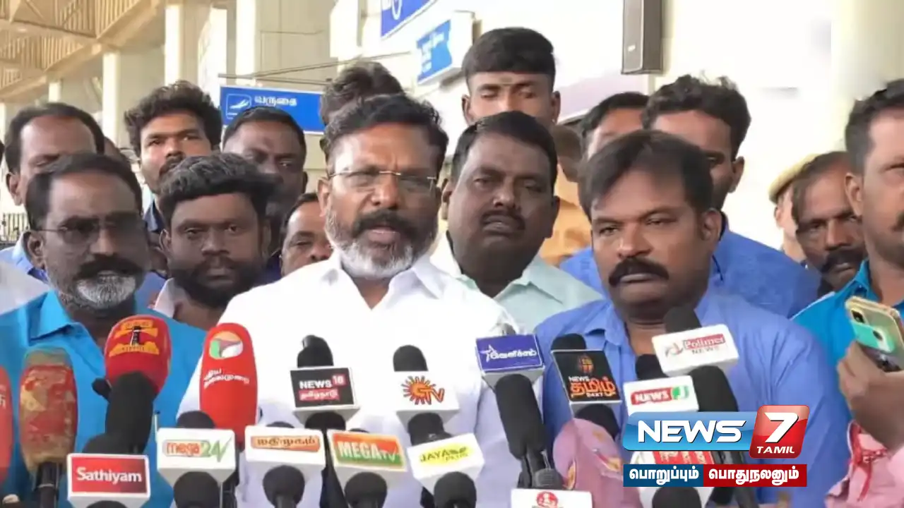 “Seeman's speech has crossed the boundaries of civilization” - Thirumavalavan MP Condemns!