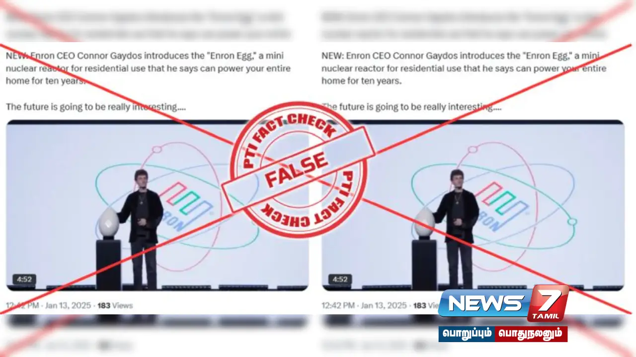 Is the viral post about the 'Enrock Egg' that provides electricity for 10 years true?