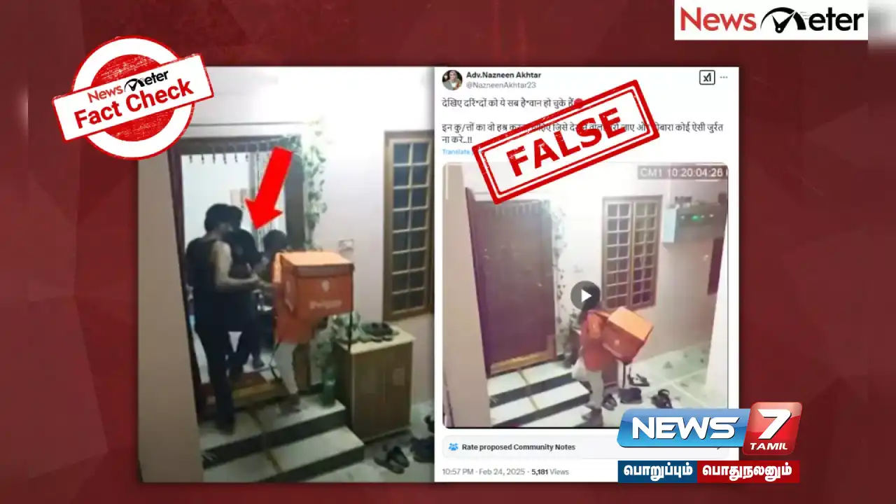 Is the viral post about 'sexual assault on female food delivery agent' true?