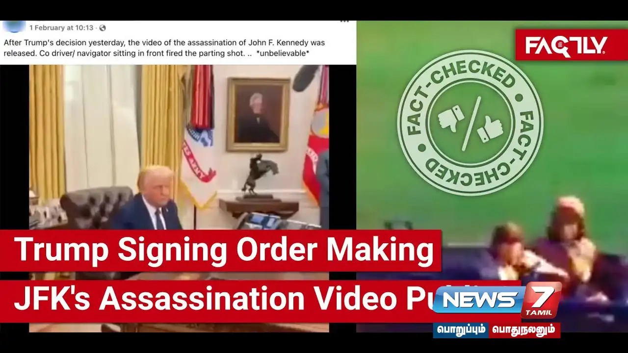 Did US President Trump order the release of the video of John F. Kennedy's assassination?